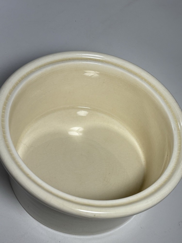 Vintage Silverplate Holder w/ Oven Proof Ceramic Insert Casserole Dish 9”