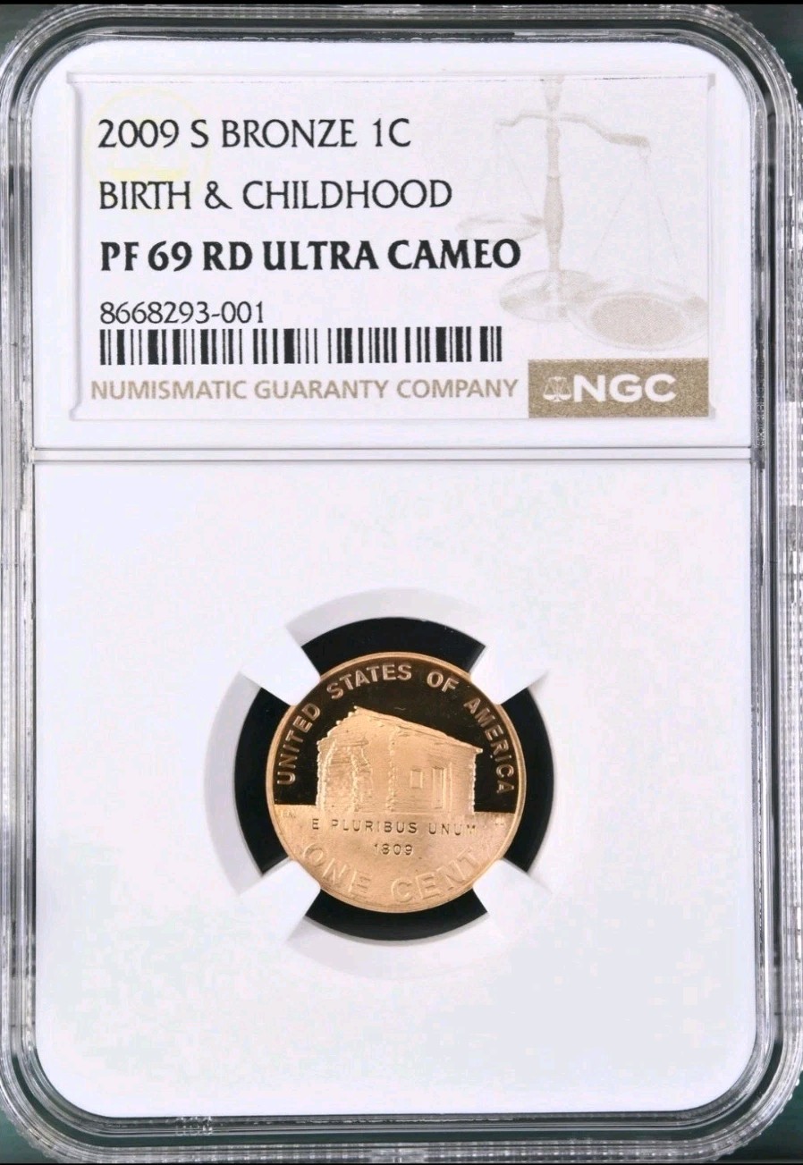 2009 S Bronze Lincoln Proof Cent Set PF69 RD Ultra Cameo