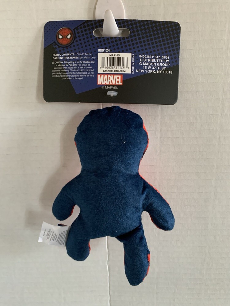 Dog squeaky Toy MARVEL SUPERHERO ( SPIDER-MAN )