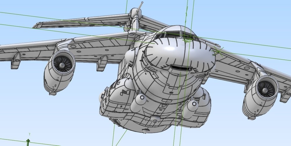 1/72 JASDF Kawasaki EC-1 (3D fabricated kit)