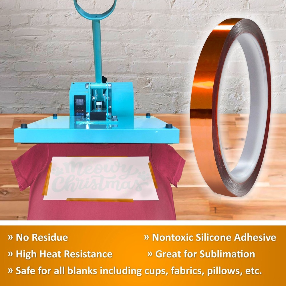 ProSub High Temperature Heat Resistant Tape Multi Size - 4 Pack