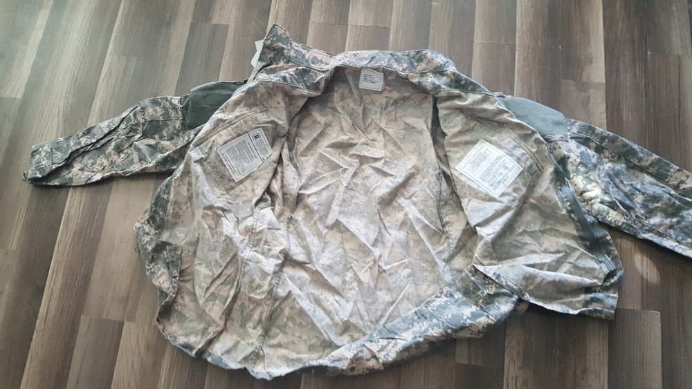 Team soldier Uniform Coat FR Medium Long Digital Camo NWT
