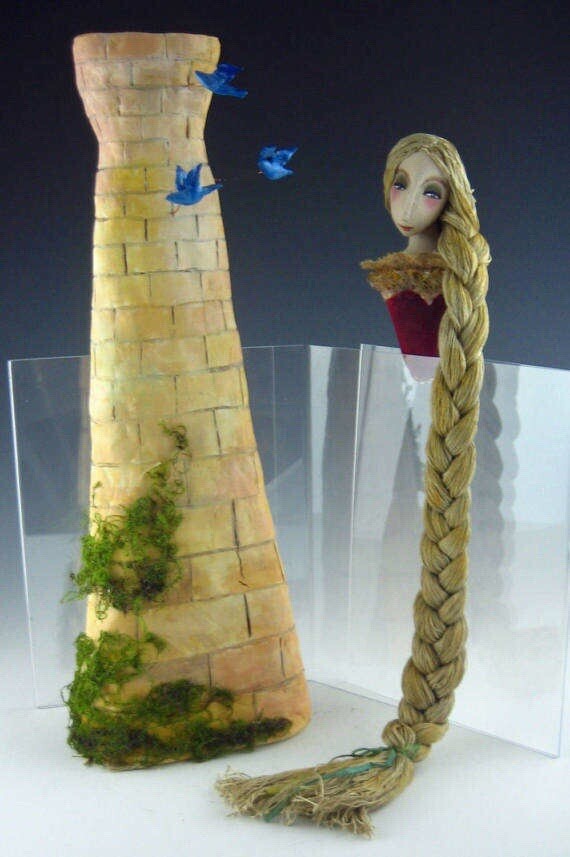 Cloth Art Doll Pattern Class Tutorial “Rapunzel” by Cindee Moyer