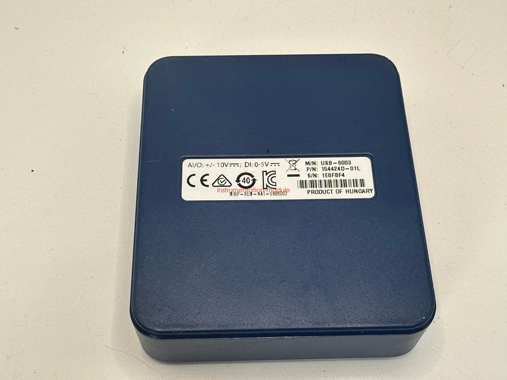 NI USB-6003 Data Acquisition Device Test passed spot