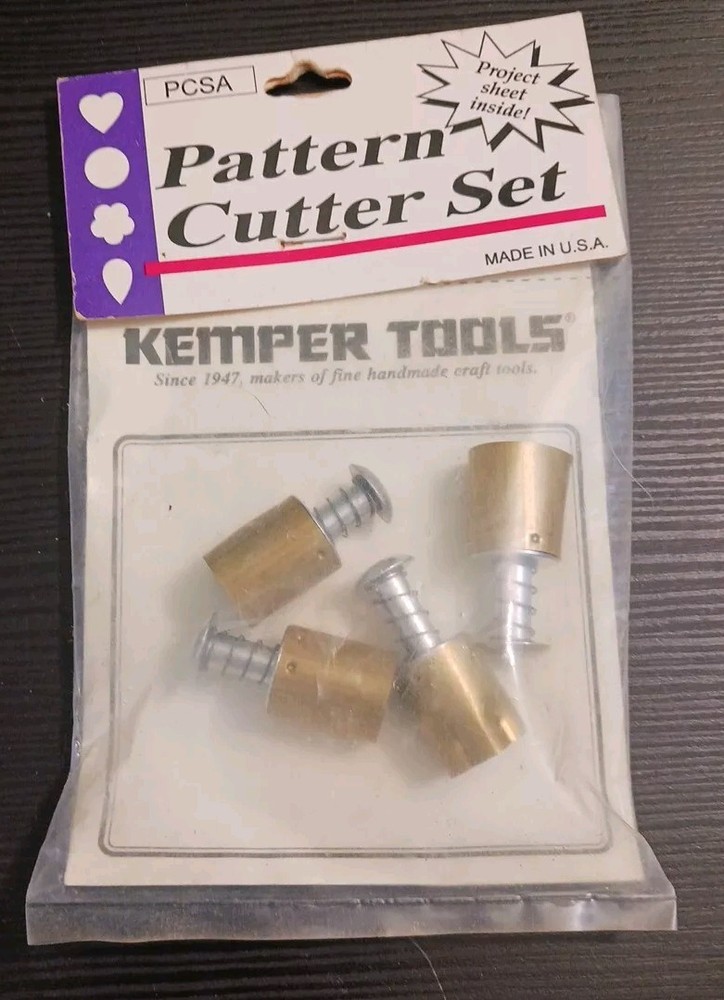 Kemper Tools Clay Cutters Pattern Cutter Set 3/4" Basic Set Made in USA