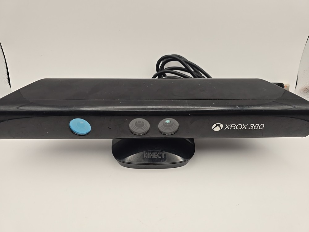 OEM Microsoft Xbox 360 Kinect Bundle Sensor Model 1414 Black W/ Two Games