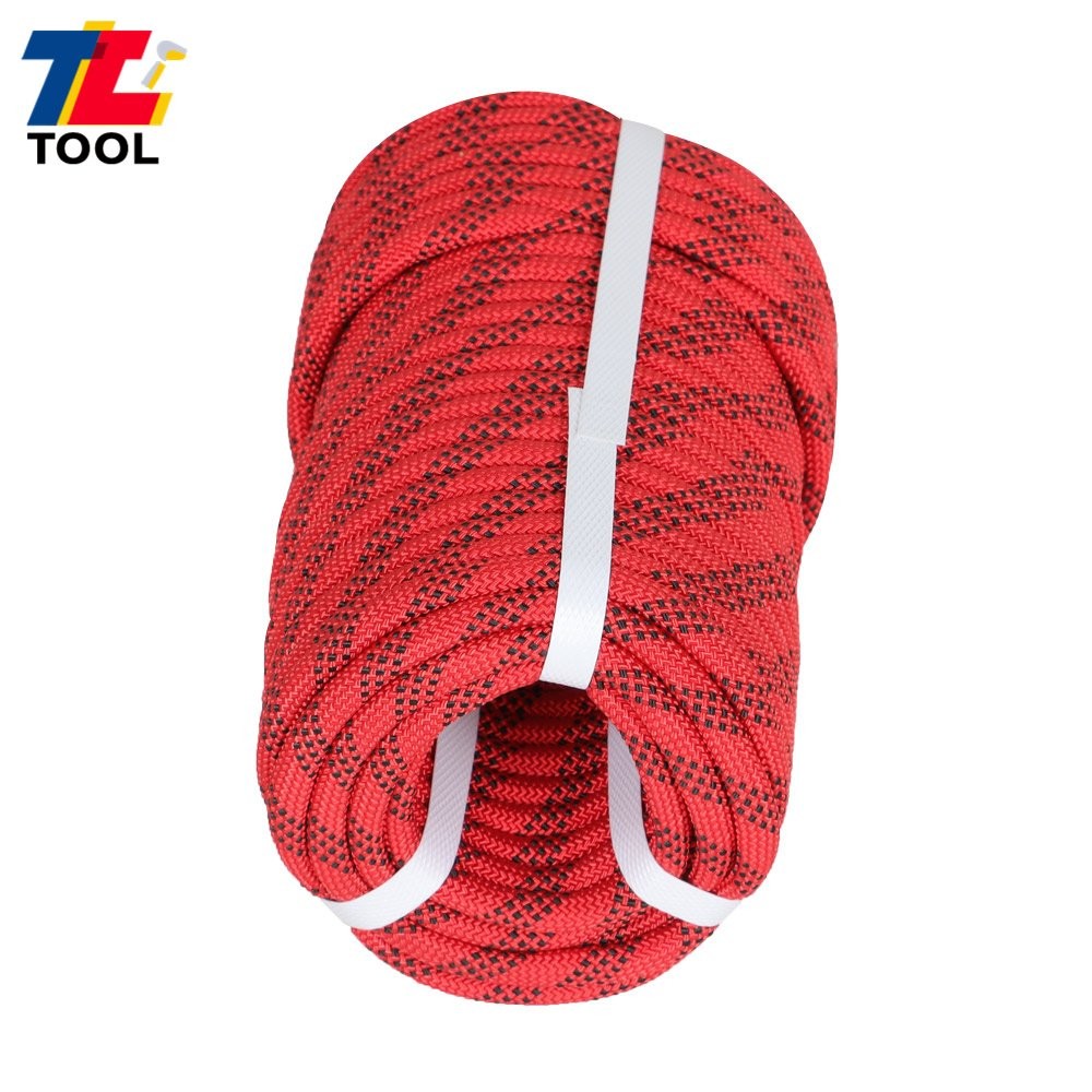 3520Lbs 3/8" × 100' Braid Polyester Rope Arborist Tree Rope High Strong