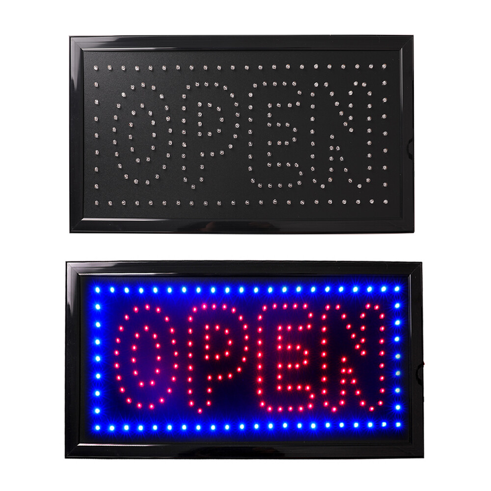 Ultra Bright LED Neon Open Sign for Business Store Animated Motion Light