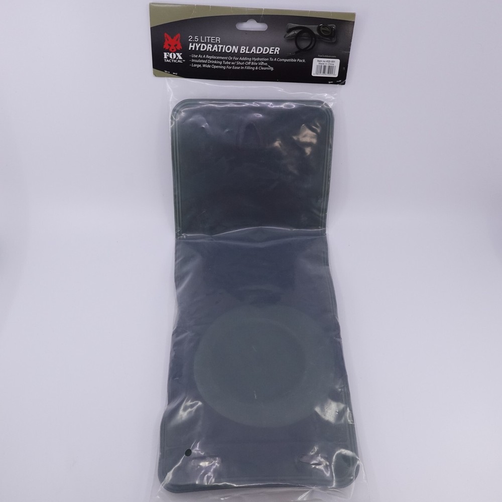 Fox Tactical 2.5 Liter Hydration Bladder NEW Army / Navy Green
