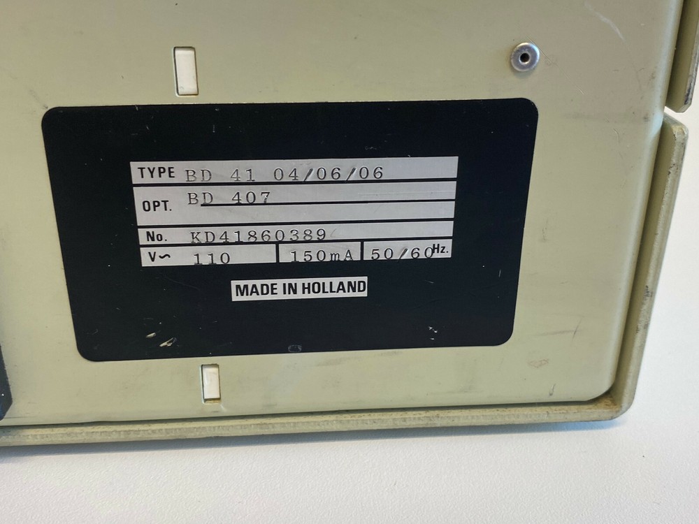 Gilson N2 Type BD 41 Strip Chart Recorder 04/06/06