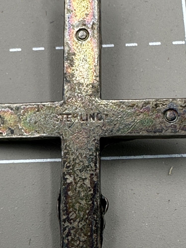 Antique Sterling Rosary with Sterling Beads