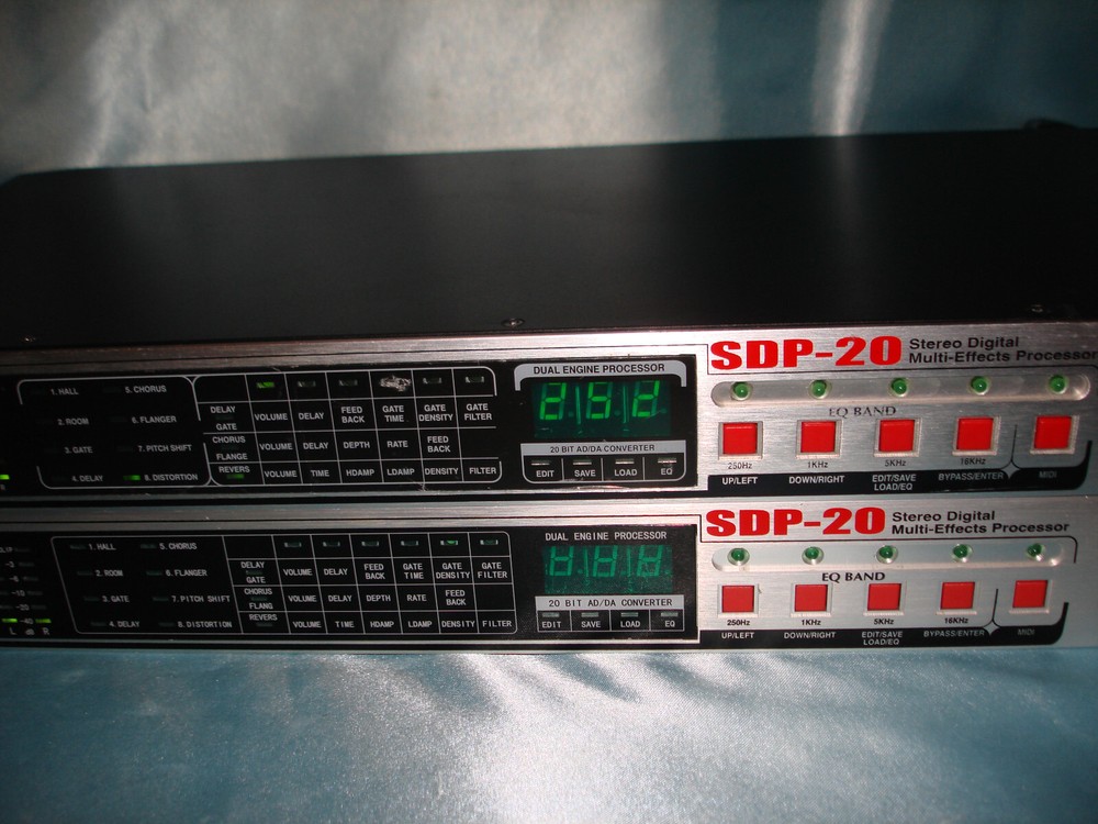 Nady SDP-20 Programmable Digital Multi Effects Processors (x2)