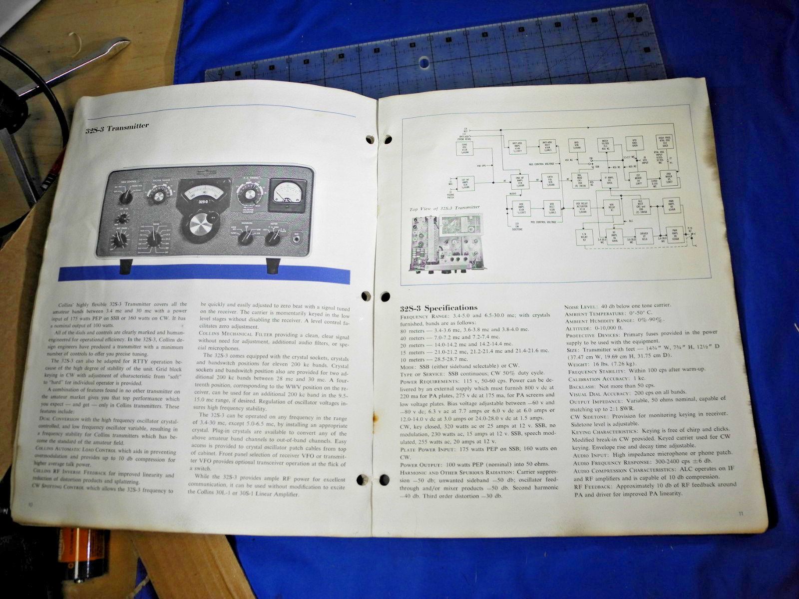 1964 Collins AMATEUR RADIO EQUIPMENT CATALOG No 32 (Free Shipping!)