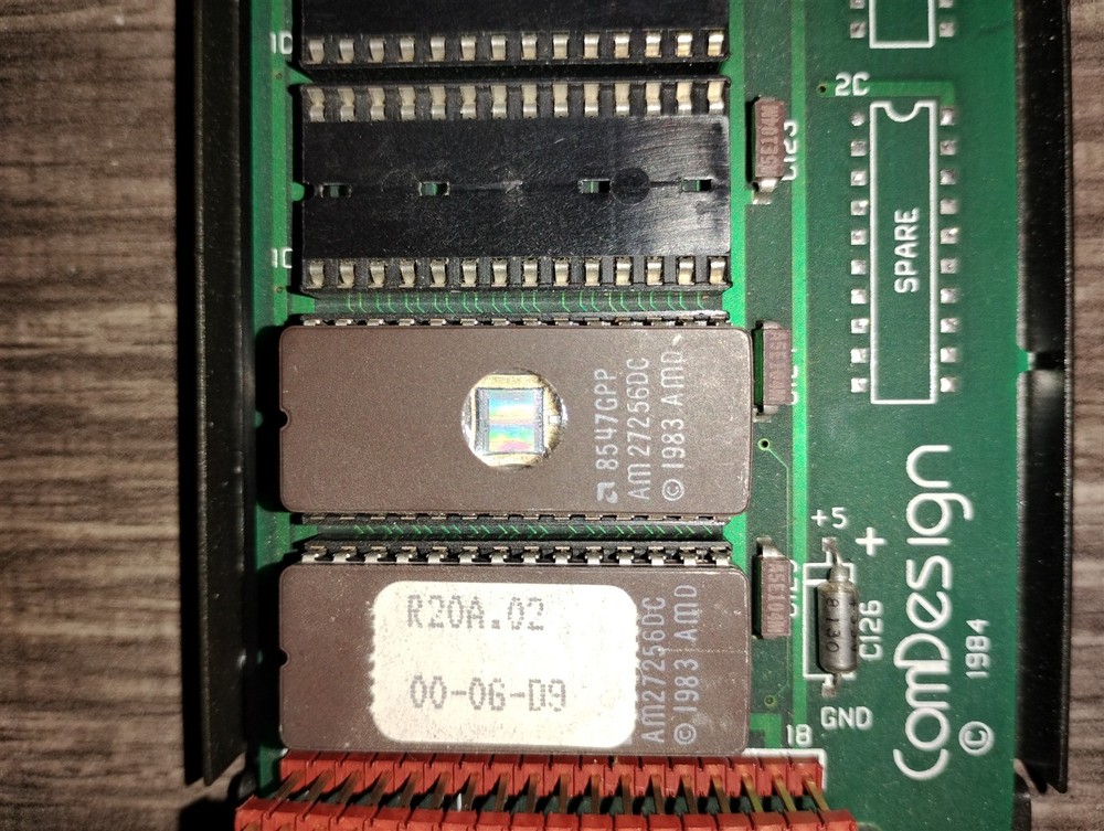 ComDesign FutureCom 2000 Remote Server Module 1984/1986 Circuit Board With EPROM