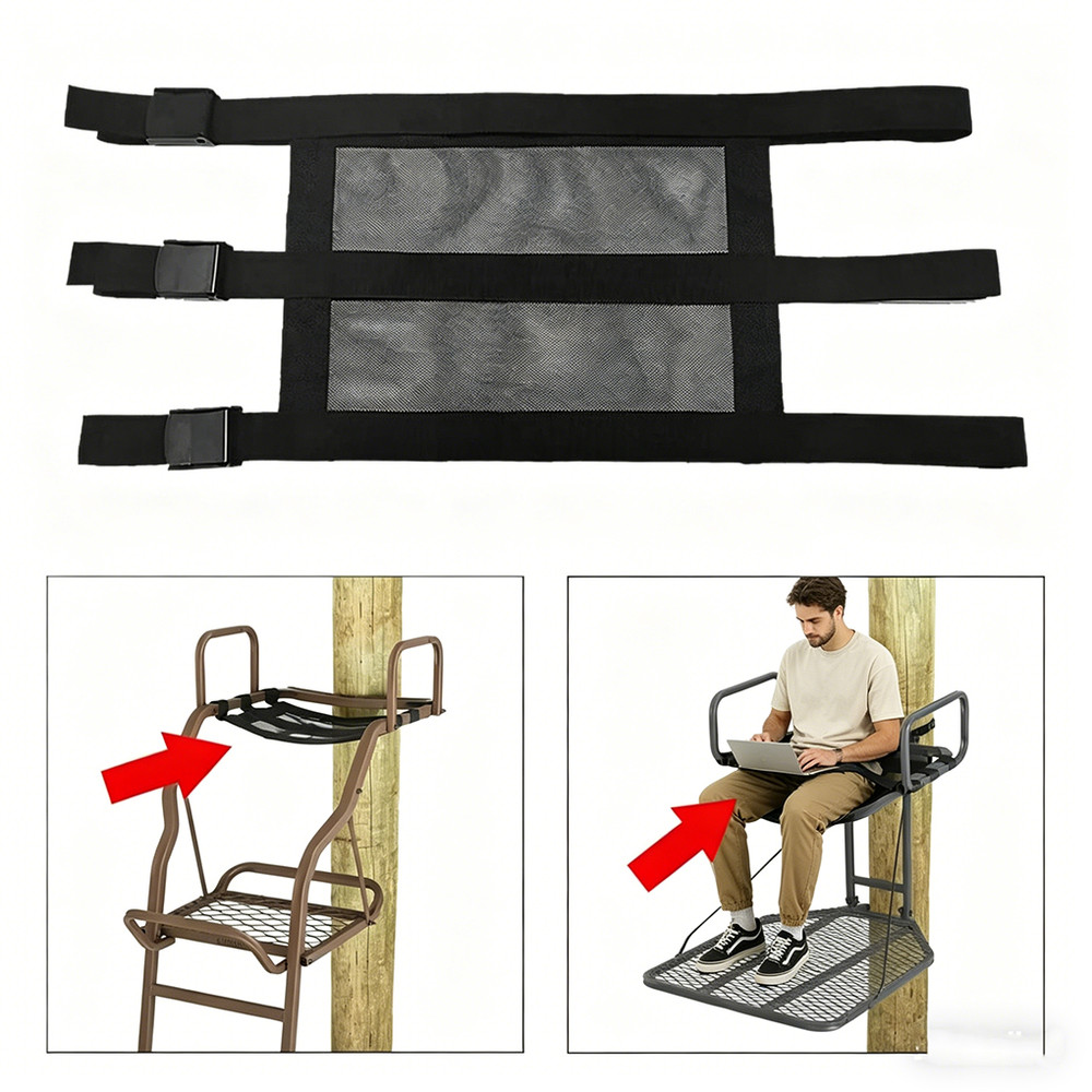 Universal Fitting Tree Stand Seat Replacement Adjustable for Ladder -///#%