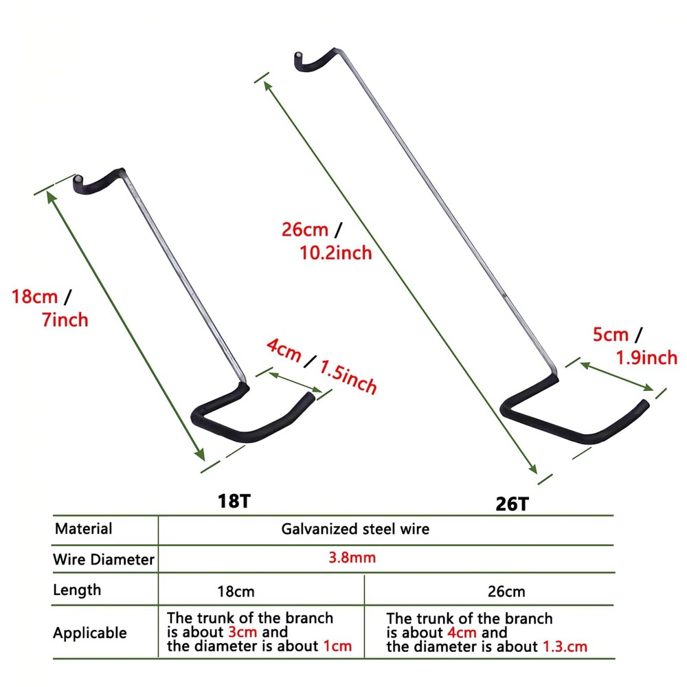 20pcs Fruit Tree Limb Spreader 7in Branch Puller Garden Training Tool