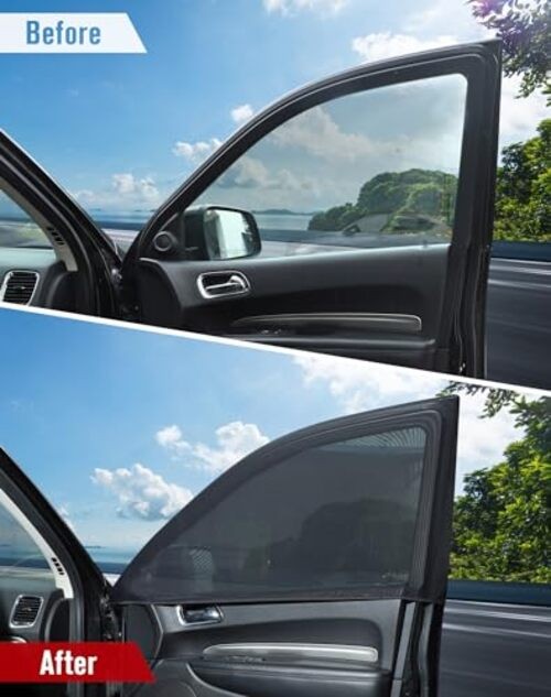 Front Window Screen Cover Side Window Mesh Sun Shade Compatible Front window