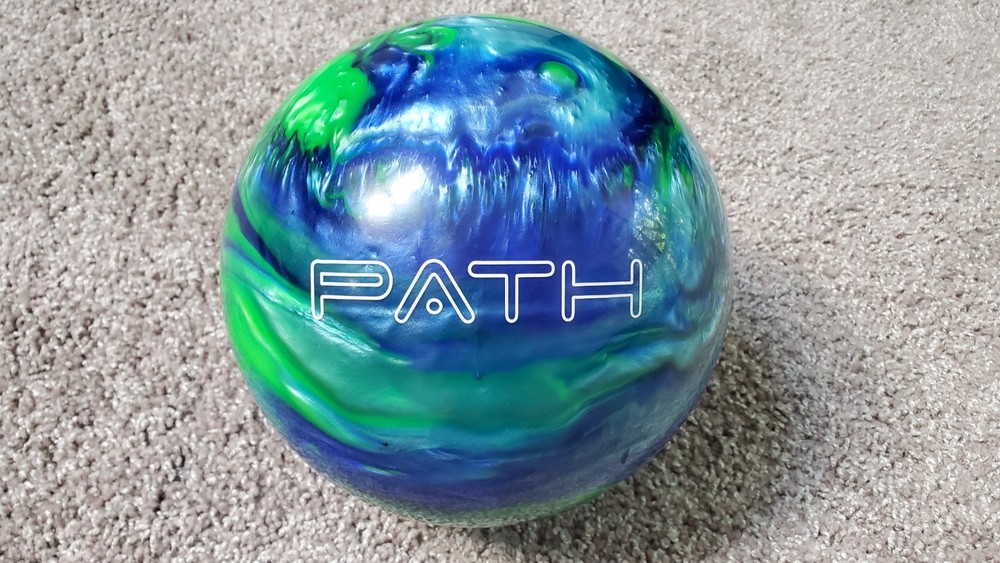 Pyramid PATH Polyester Bowling Ball 14 lbs Pre-Drilled