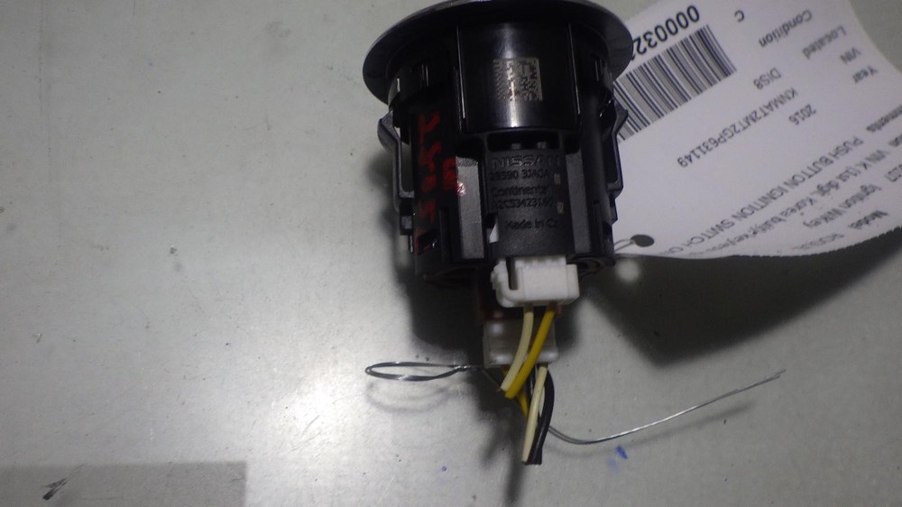 16 NISSAN ROGUE Push Button Ignition Switch