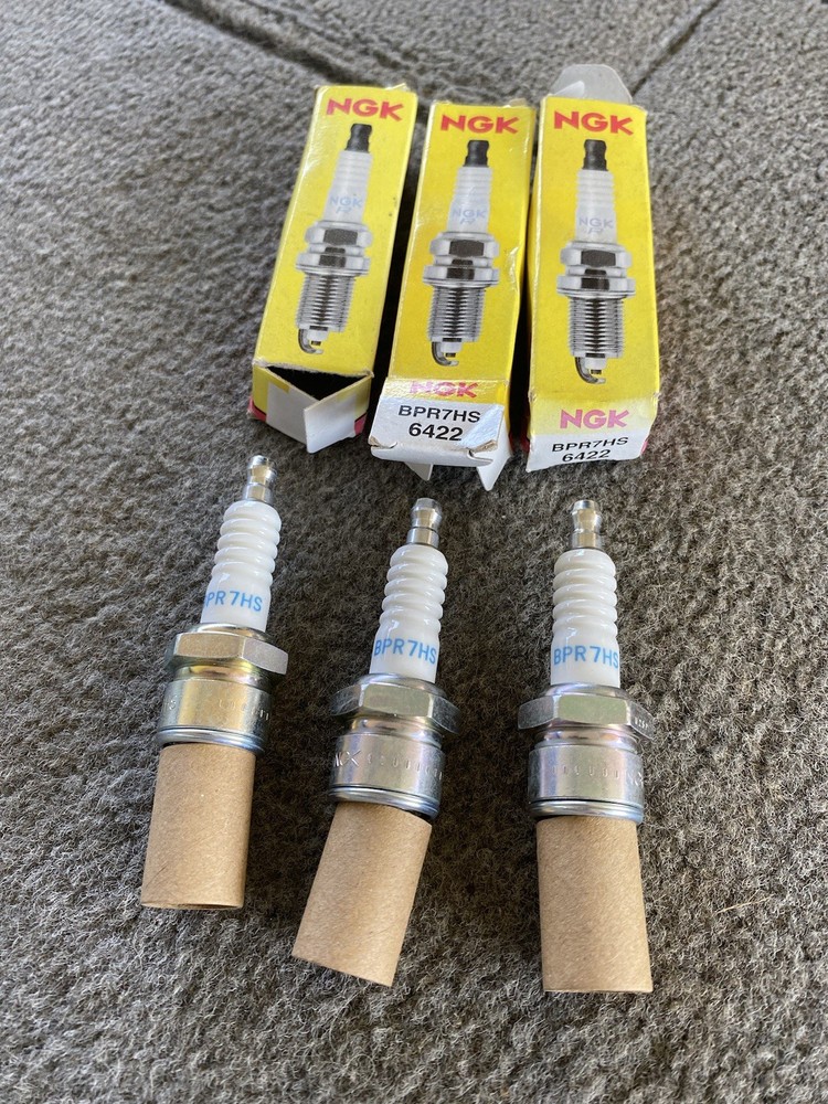 Genuine OEM NGK BPR7HS (6422) Spark Plug - 3 PACK