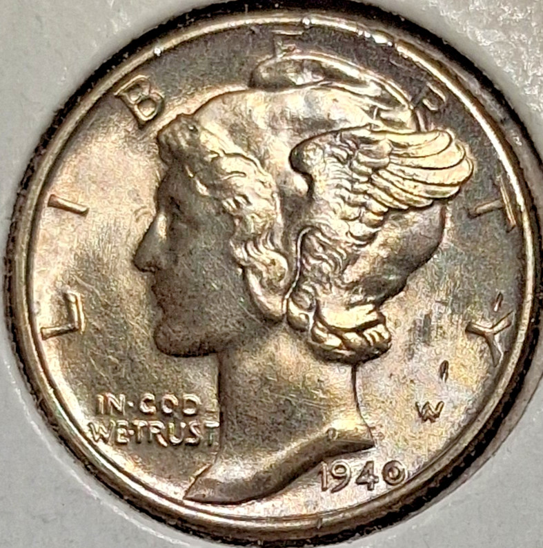1940 Mercury Dime