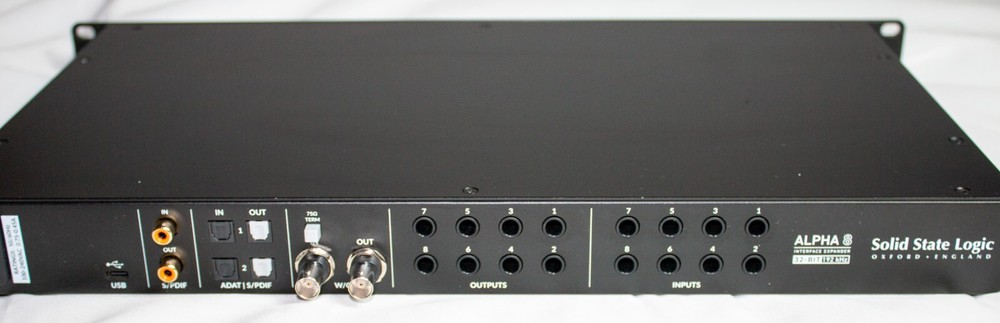 Solid State Logic SSL ALPHA 8 8x8 AD/DA Converter & USB Audio Interface