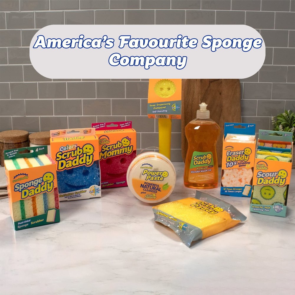 Scrub Daddy Soap Dispenser - Soap Daddy, Dual Action for Kitchen, Refillable