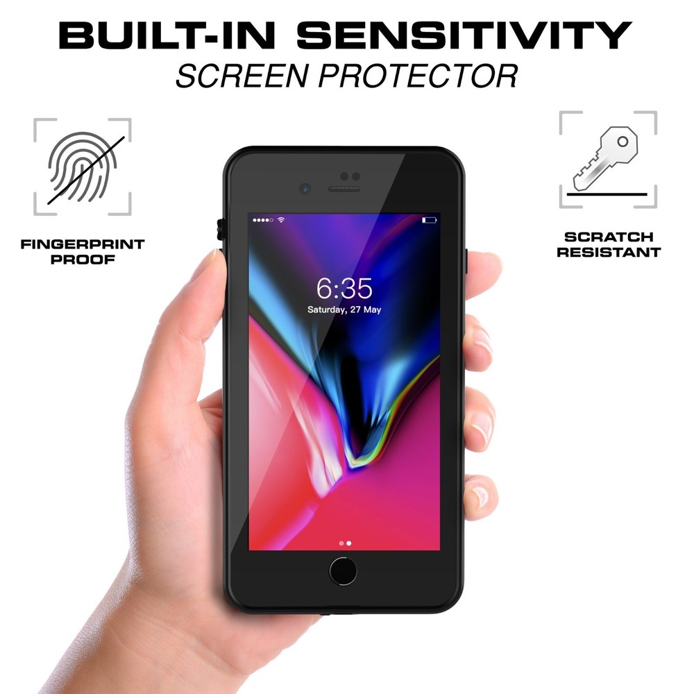 For Apple iPhone 7 / 8 Plus Waterproof Case Shockproof Built-in Screen Protector