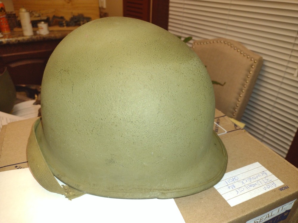 Ww2 helmet front seam fixed bale READ THE DESCRIPTION