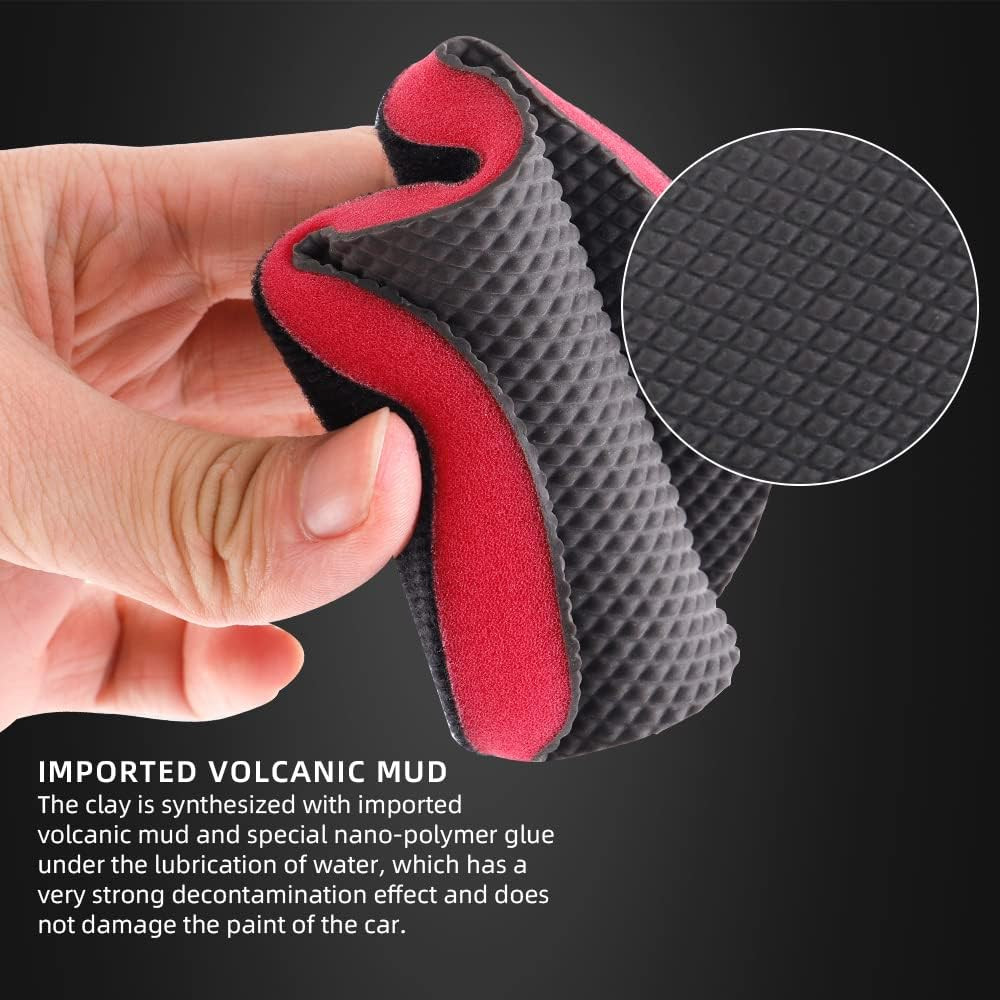 Clay Block, Clay Bar Pad, 3Pcs Clay Pads for Car Detailing, for Car Detailing, S