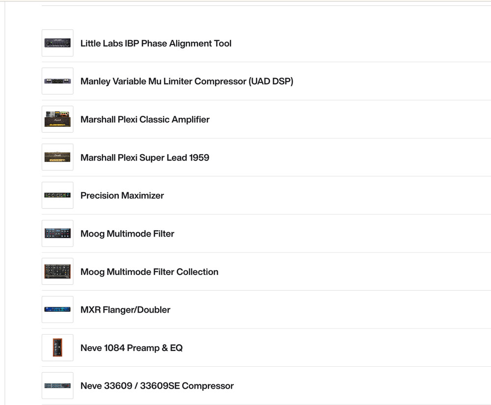 Universal Audio Apollo 8 Duo Thunderbolt 2 Audio Interface, many actived plugins