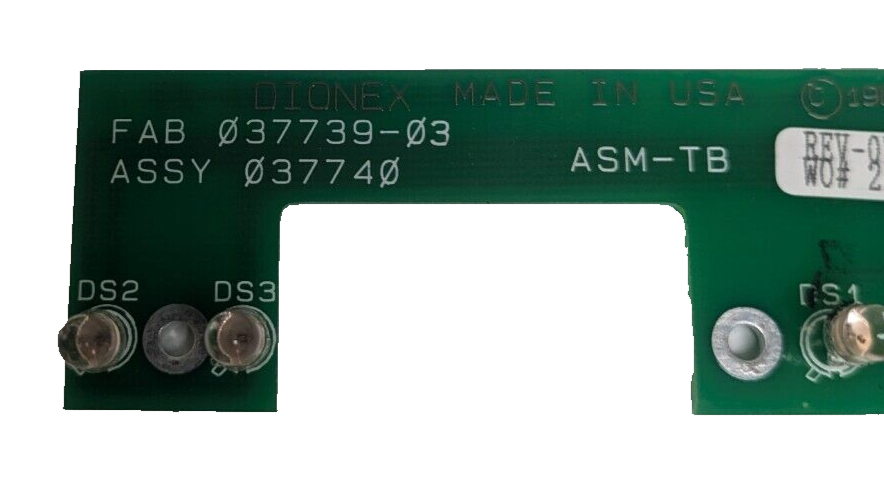 Dionex AS40 Autosampler 037739-03 ASM-TB Board