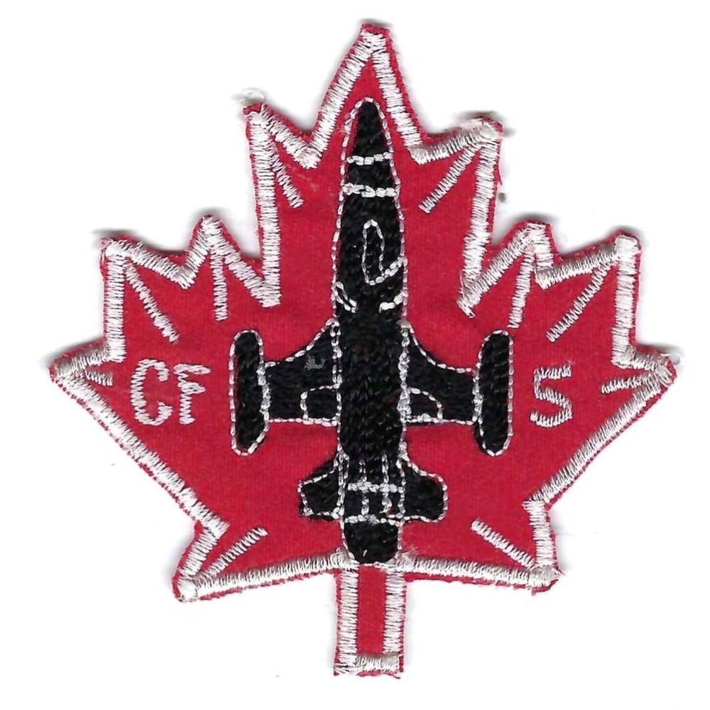 70's-80's CF-5 & MAPLE  LEAF (SCHIFFLI MADE) patch
