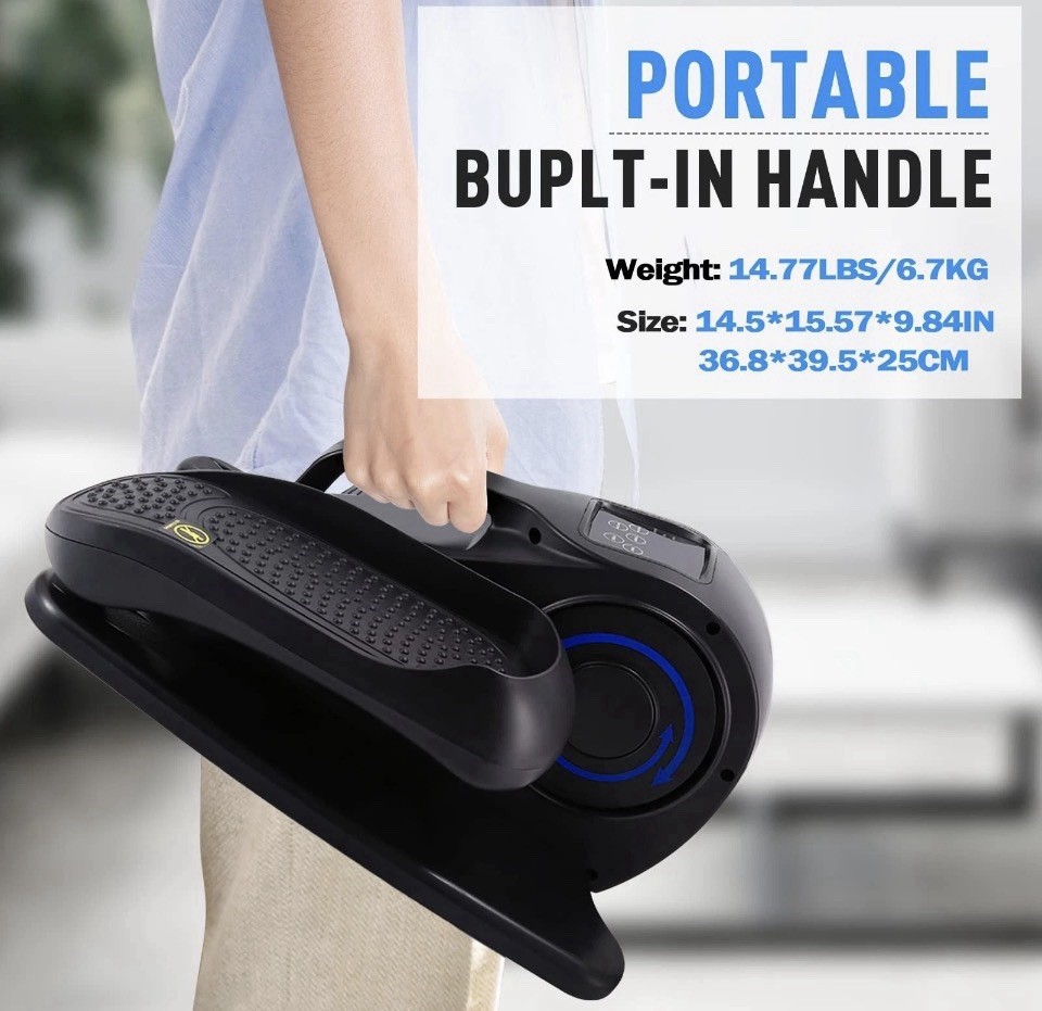 Rollersurfer - Under Desk Elliptical Machine Adjustable Speeds Elliptical