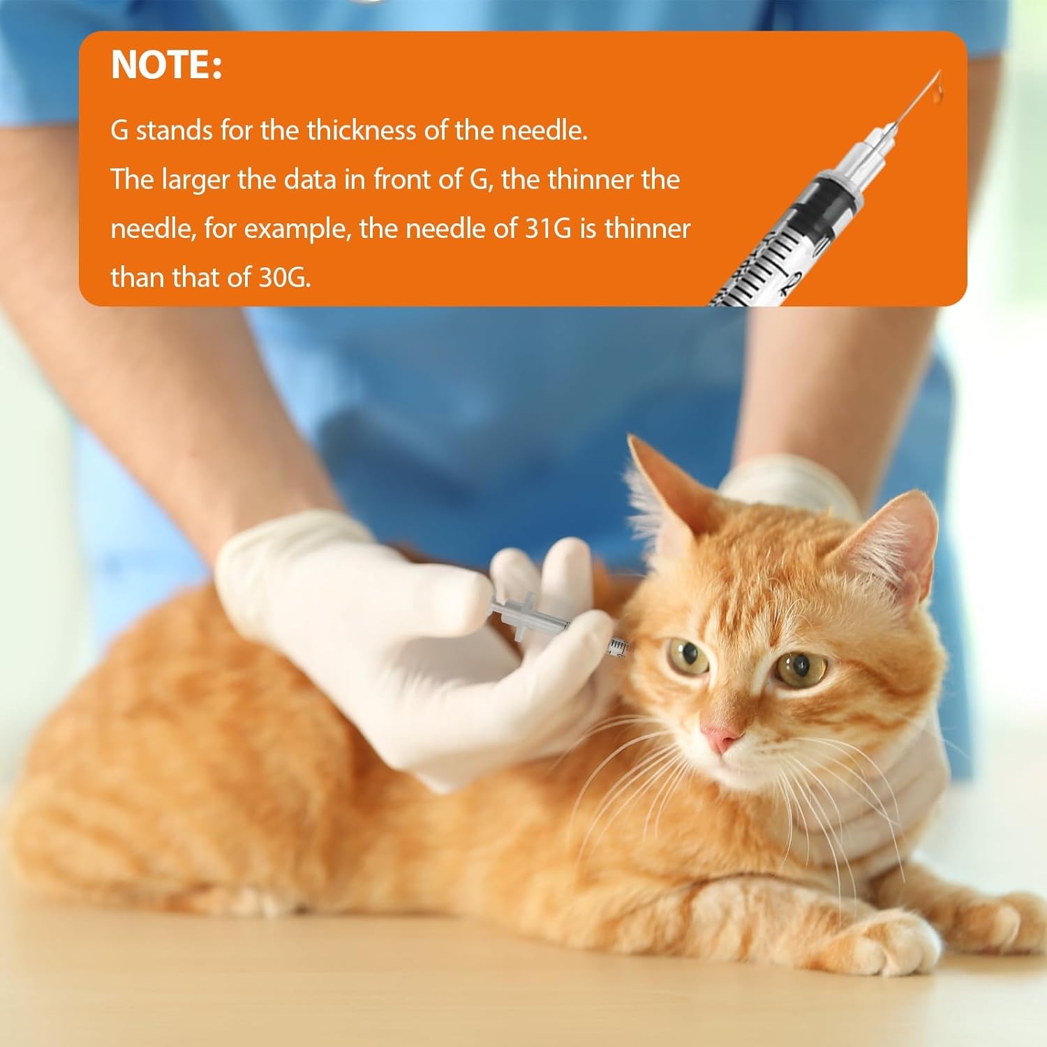 U-100 1cc 31 Gauge 5/16 Inch Syringe, Individually Packed 30 PACK