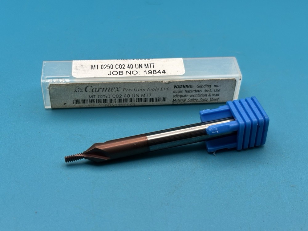 CARMEX MT 0250 C02 40 UN MT7 Solid Carbide Thread Mill 40TPI