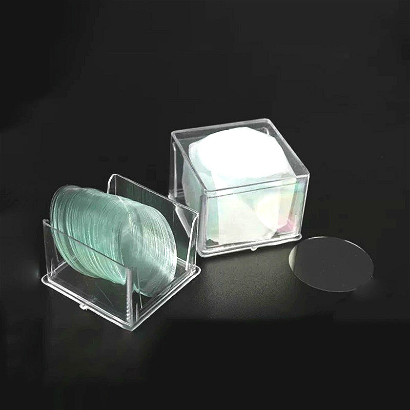 3mm-100mm Blank Microscope Round Cover Glass Cover Slips for Lab Medical 100pcs