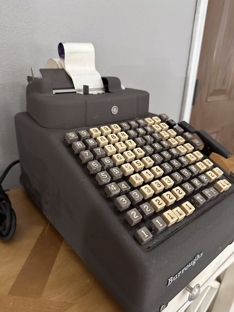Vintage Burroughs Electric Adding Machine Series P