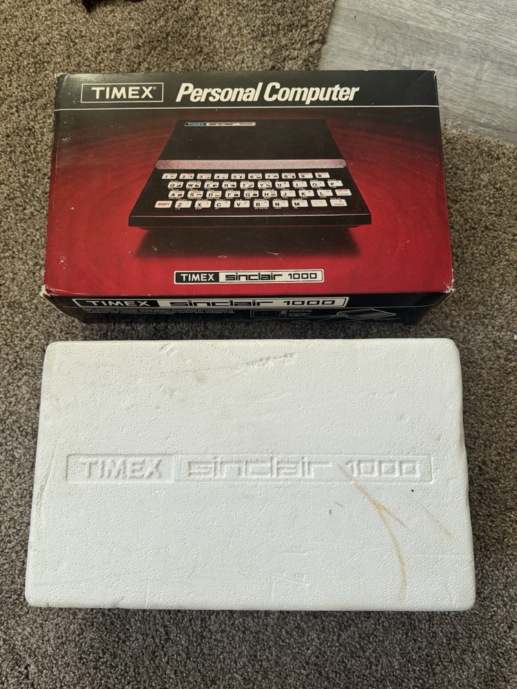 Timex Sinclair 1000 Personal Computer w/ Box Cords Manual Untested