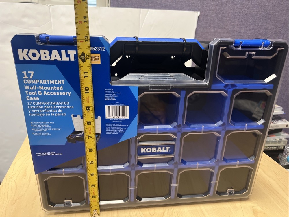 Kobalt 17 Compartment Tool Organizer Wall Mounted