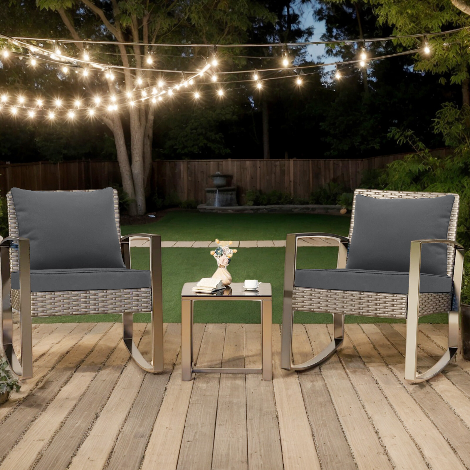 Outdoor Seating Cushion Set 22x22 inch Patio Cushions