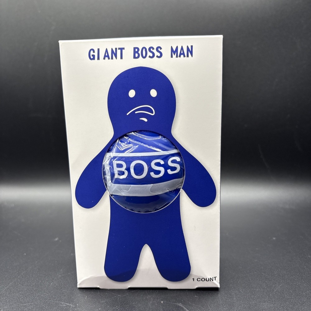 Giant Boss Man Squeezable Stress Doll.