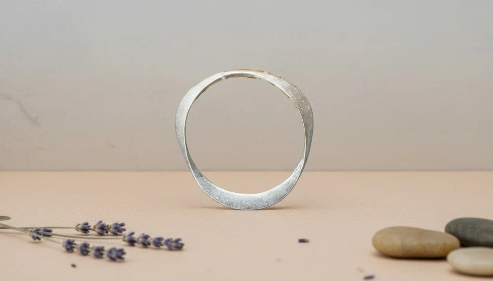 Silver Cylinder Bracelet