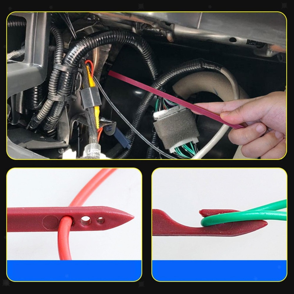 Car Audio Wire Routing Tool Threading Puller Professional Maintenance Camera