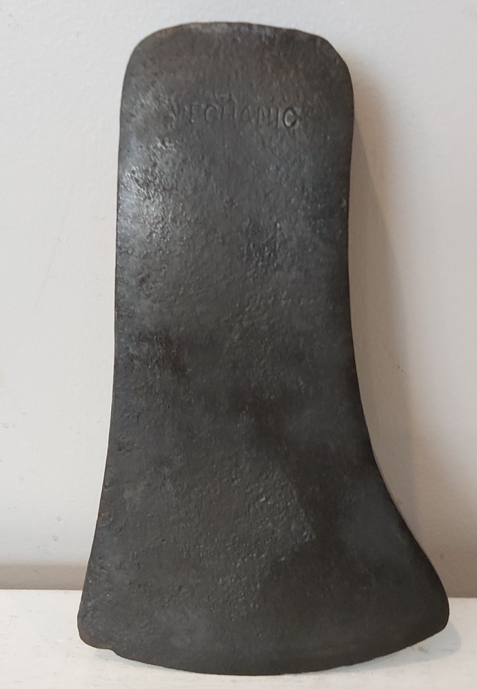Old Master Mechanic Single Bit Axe Head (Stamped).