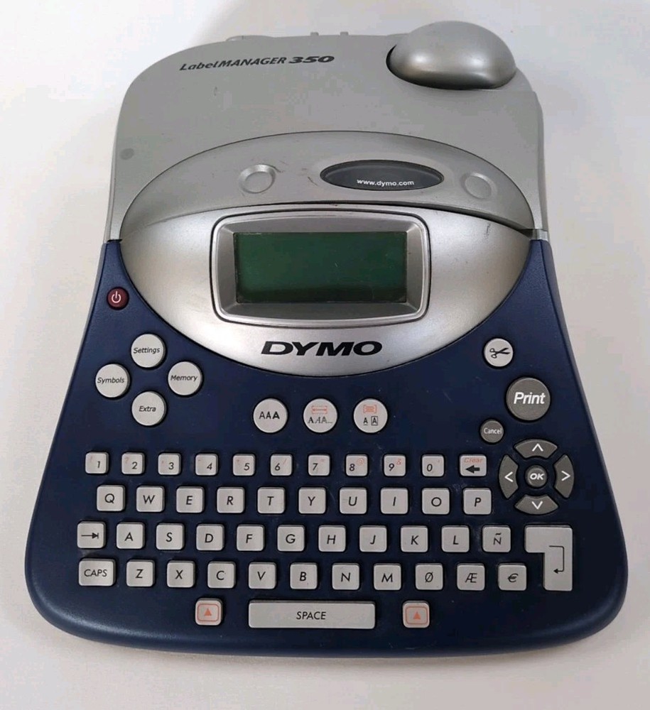 Dymo Label Manager 350 Office Professional Desktop Label Maker Printer TESTED