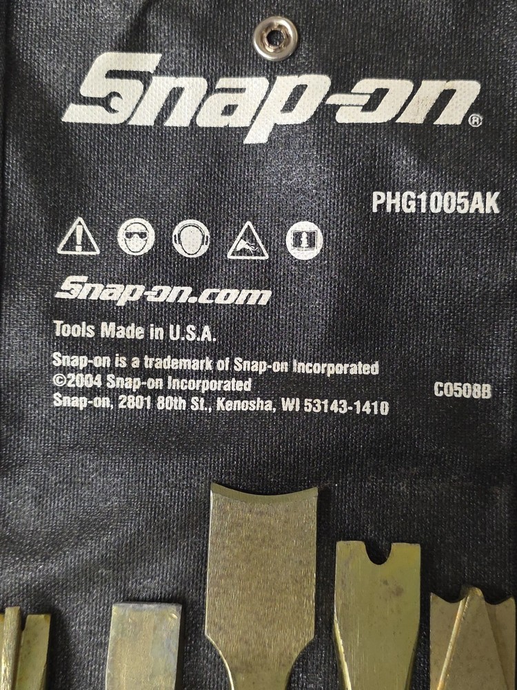 Snap On 5 PC Air Hammer Chisel Tool Set PHG1005AK