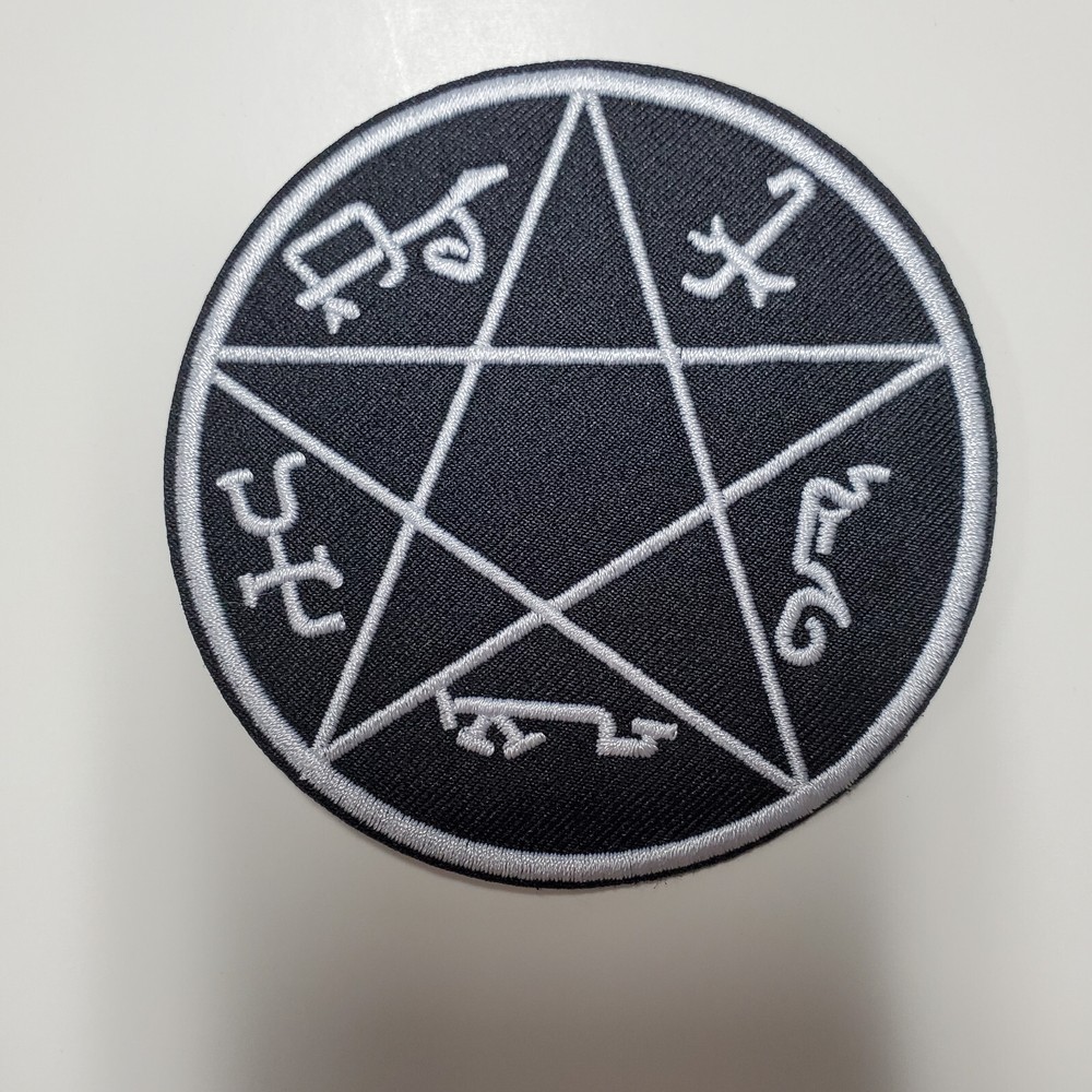 Supernatural Devil Pentagram  3.5" Embroidered  Patch- USA Mailed