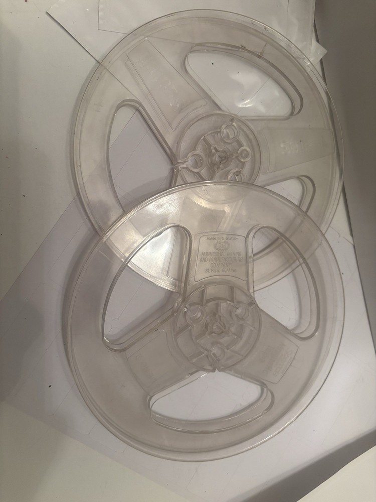 Pair Scotch Plastic Take Up Reel 7 Inch