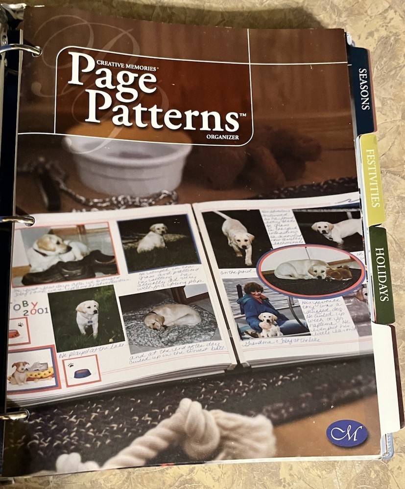 Creative Memories Page Patterns In Binders Start Smart Booklet Scrapbook